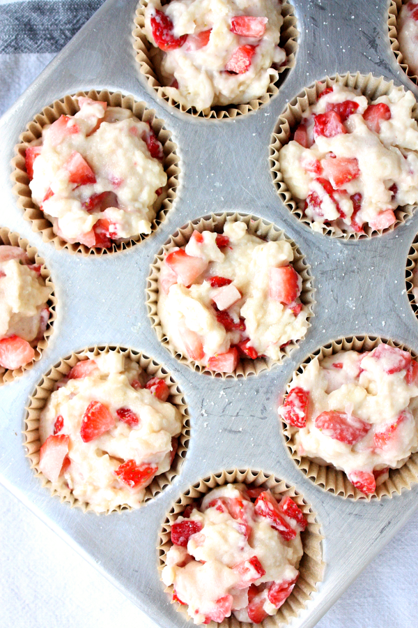 Strawberry Shortcake Muffins Recipe - Monday Sunday Kitchen