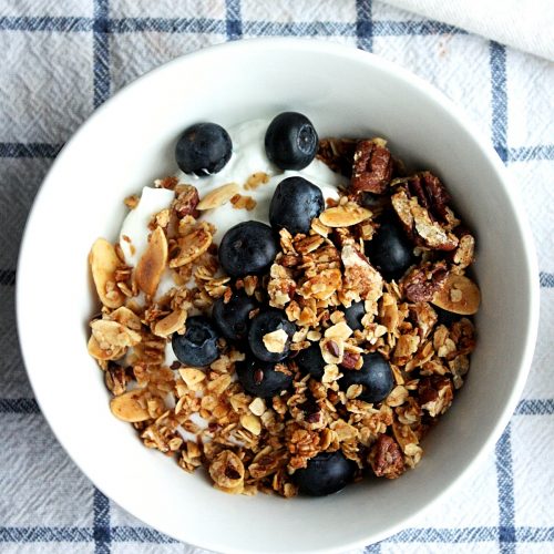 Healthy Homemade Maple Granola Recipe - Monday Sunday Kitchen