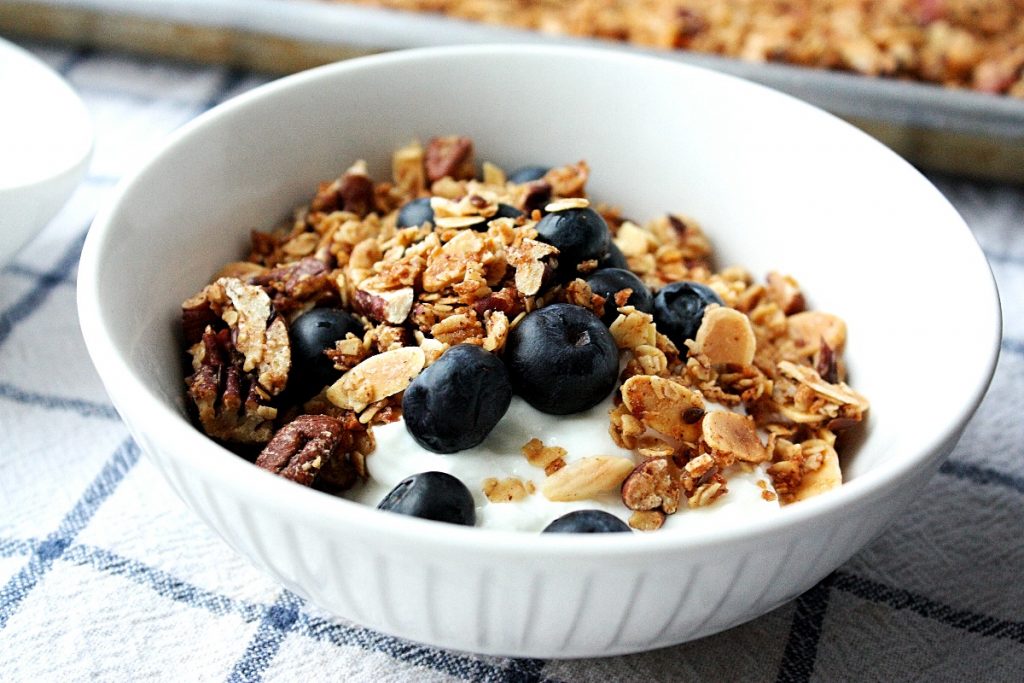 Healthy Homemade Maple Granola Recipe - Monday Sunday Kitchen