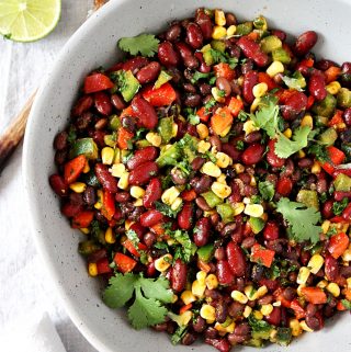 Mexican Bean Salad Recipe - Monday Sunday Kitchen