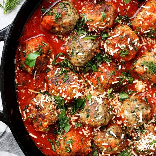Easy Herb-Loaded Meatball Recipe - Monday Sunday Kitchen
