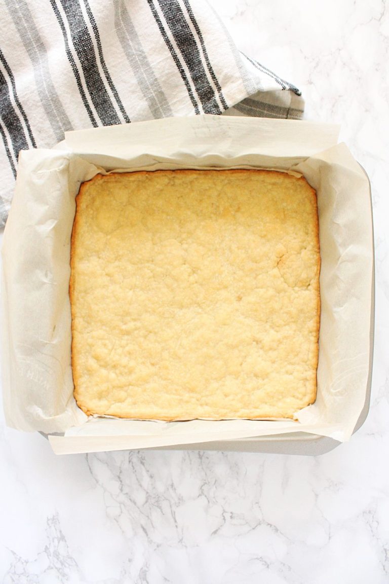 Lemon Squares with Shortbread Crust - Monday Sunday Kitchen